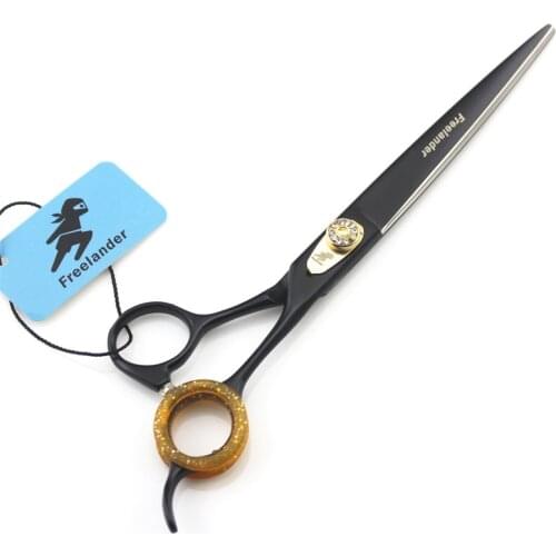 High Quality Professional JP440C 7 Inch Black Pet Scissors Dog Grooming Shears Steel Cutting Shears