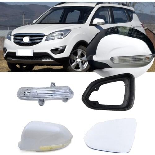 Roavia For CHANGAN CS35 2012-2017 Side Rear View mirror turn signal light lamp Rearview mirror Frame cover mirror lens