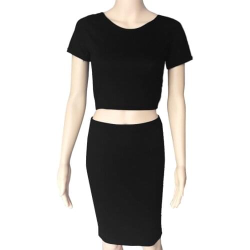 2 PCS Womens Dress Party Spandex Sexy Bag Hip Elastic Temperament Stitching