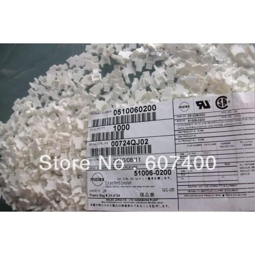 0510060200 CONN PLUG 2POS 2MM WIRE TO WIRE 51006-0200 MOLEX Connectors 510060200 housings 100% new and original parts