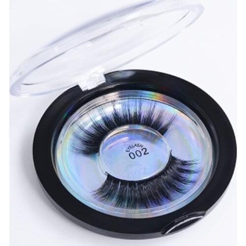 1Pair Handmade Natural Eyelashes Long Cross Eye Lash Extension Thick Magnetic Silk Protein False Eyelashes