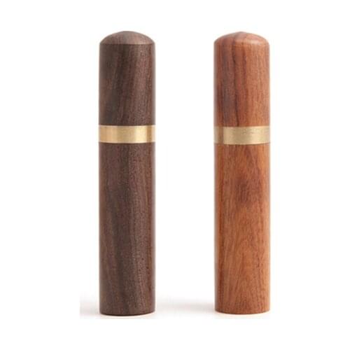 1PC Hand Sewing Needles Storage Tube DIY Wooden Box Leather Knitting Tools needle holder Storage Sewing Accessory