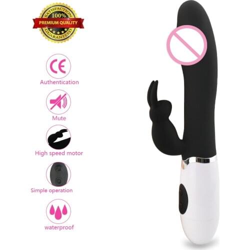 10 Speed G Spot Dildo Rabbit Vibration Silicone Waterproof Female Vagina Clitoris Massager Masturbation Sex Toys For Women