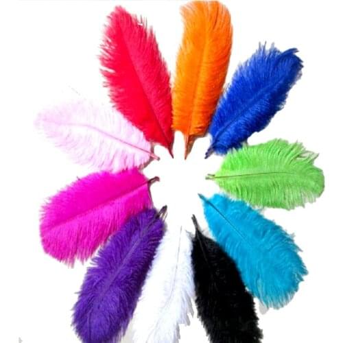 100pcs Multi size Beautiful Ostrich Feathers for DIY Jewelry Craft Making Wedding Party Decor Accessories Wedding Decoration