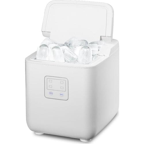 15KG/24H Home Dormitory Mini Student Ice Maker Commercial Ice Maker Milk Tea Coffee Shop Ice Maker Round Ice Cube Ice Maker