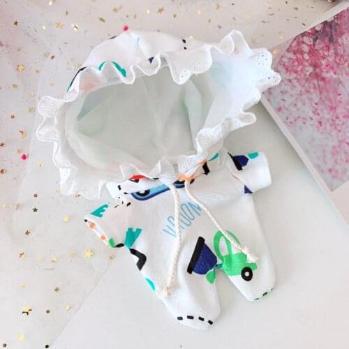 20cm lovelyBaby Doll clothes Outfit Plush Dolls Clothes Lovely rabbit Toy Dolls Accessories for Korea Kpop EXO idol Dolls gift