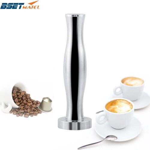 Stainless Steel 304 Capsule Coffee Tamper Filling Tools 24mm Powdered Hammer for Coffee machine Filter Pressing Coffee Grinders