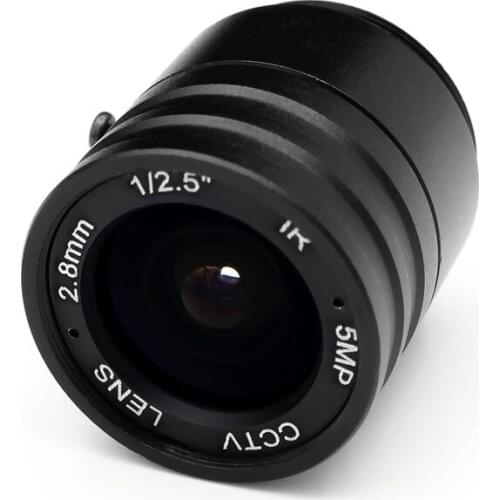 5.0MP HD 2.8mm CCTV Lens Manual Focal CS mount IR 1/2.5" 5mp 115 degrees for IP Camera