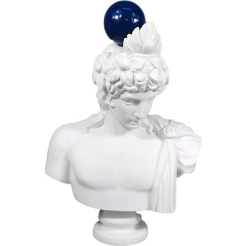 Abstract David Bust Figure Sculptures Art Decoration Modern Statues Nordic Decoration Scandinavian Home Decor