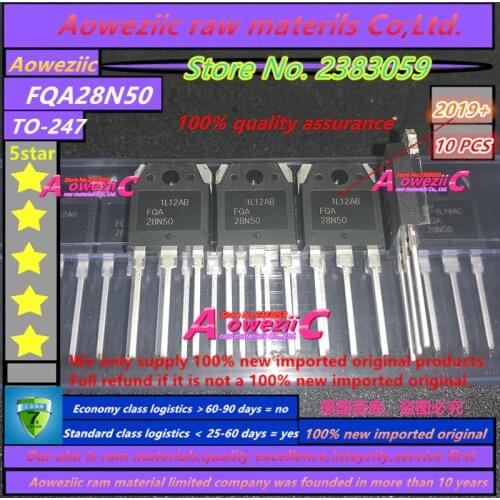 Aoweziic 2019+ 100% new imported original FQA28N50 28N50 TO-3P field effect transistor 500V 28A
