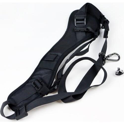 Quick Rapid Single Shoulder Sling Belt Neck Strap Black Adjustable For Camera SLR DSLR