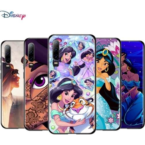 Disney Cartoon Animation Aladdin Jasmine For Huawei P50 P40 P30 P20 P10 P9 P8 Lite E Mini Pro Plus 5G TPU Silicone Phone Case