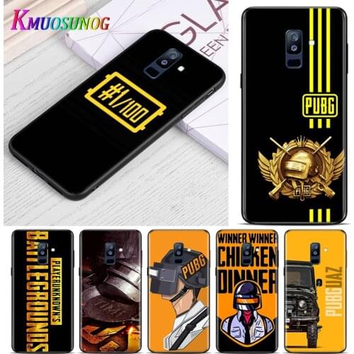 Game PUBG For Samsung Galaxy A9 A8 Star A8S A7 A6 A6S A5 A3 Plus 2018 2017 2016 A750 Black Phone Case