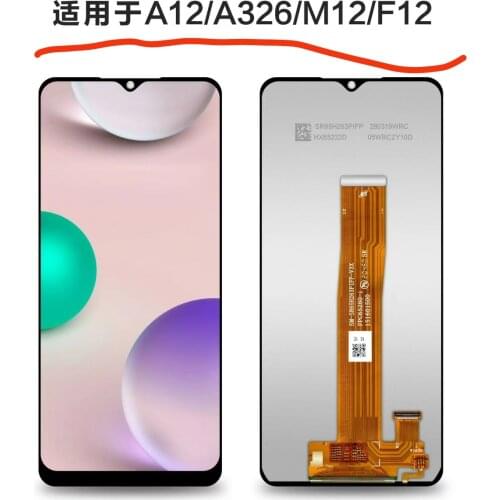For Samsung Galaxy A12 / A32 5G / A02 / M12 / M02 SM-A125 SM-A326 SM-A022 SM-M127 SM-M022 LCD Screen and Digitizer Full Assembly