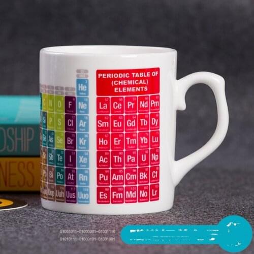 Interesting Periodic table of chemical elements ceramic cup personality chemical element ceramic mug Students Featured Cup