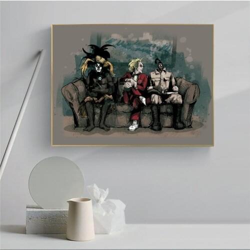 The Waiting Room Wall Art Tim burton Films Poster Edward Scissorhands Painting On Canvas Bedroom Decoration Pictures Decor