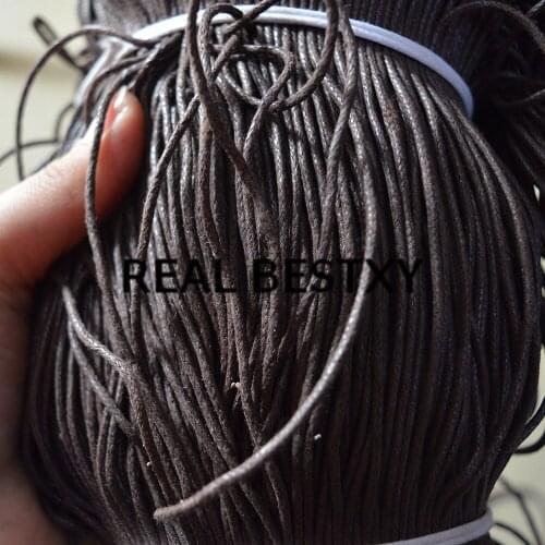 REAL BESTXY 50m/lot 1.8mm brown bracelets ropes nylon rope bracelets cords nylon ropes for bracelets making jewelry DIY material