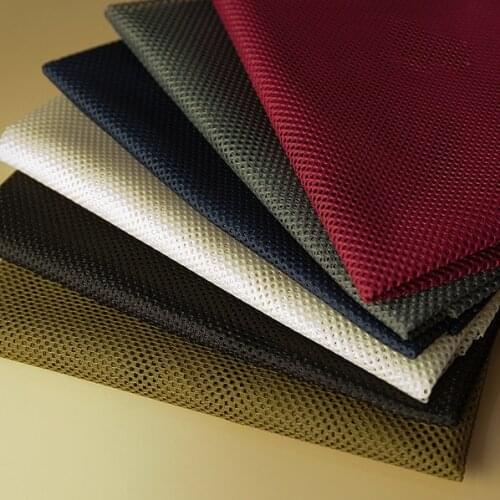 150x45cm retro Solid Color Good Quality Thick Net Yarn Mesh Cloth Gauze Polyester Fabric, Patchwork Bag Inside Bags