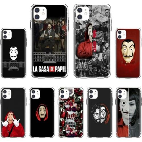 La-Casa-De-Papel-Money-Heist Silicone Cover For Xiaomi poco X3 nfc F2 Pro M3 Mi 5X 6X Max Mix 1 2 2S 3 Mi5 Mi6 Mi3 Mi4