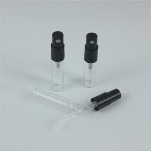 500pcs/lot 2ML 3ML Glass Parfum Bottle Sample Scents Spray Bottle 3ML Refillable Fragrance Atomizer Glass Perfume Bottle Vials