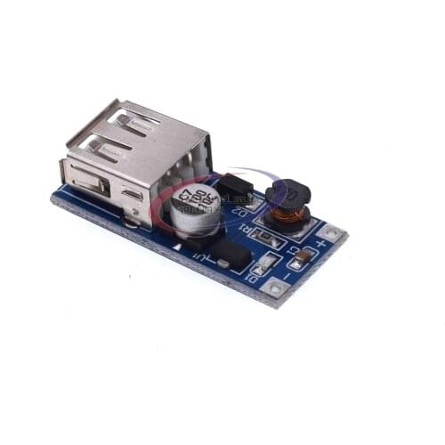 2pcs DC-DC USB Step-up Power Boost Module 0.9V-5V to 5V 600mA PFM Control Mini Mobile Booster
