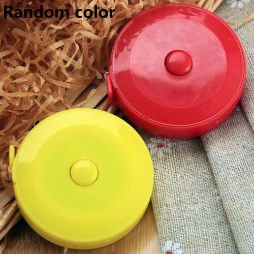 2Pcs 60"" 150cm Retractable Sewing Tailor Cloth Craft Soft Flat Tape Body Measure Tape Ruler Tool Dieting Tapeline Random Colors