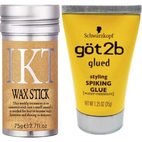 1.25oz Super Lace Wig Glue Hair Gel Got2b 35g +75g Hair Wax Stick Gel Wig Tool Kits For Tape Toupee Lace Frontal Closure