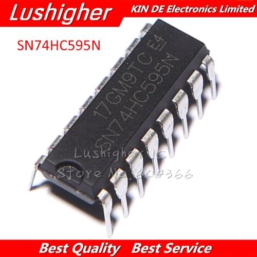 10PCS SN74HC595N DIP SN74HC595 DIP16 74HC595N 74HC595 MC74HC595AN