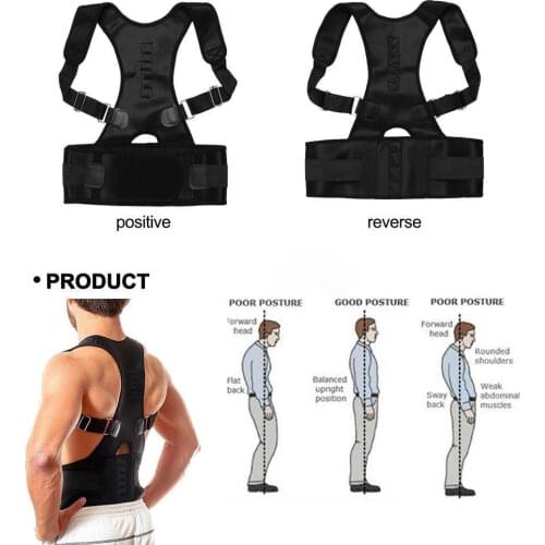 2018 Neoprene Back Support Sports Back Belts High Quality Back Supports Posture Correction Lumbar Support For Back Black Corsets