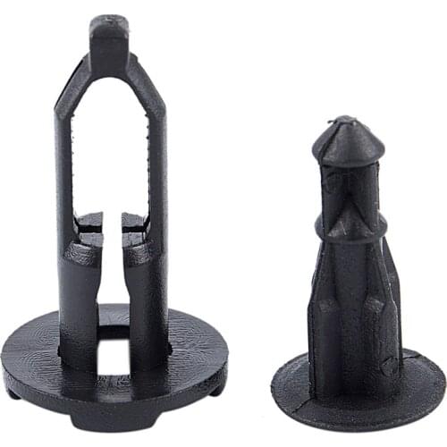 50Pcs Black Bumper Retainer Clips Fasteners For Lexus Toyota Scion #52161-02020