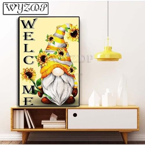 5D Diamond painting Santa Claus Full Square/Round Diamond Embroidery Mosaic Cross stitch Christmas gifts Kit Home decor 20210803