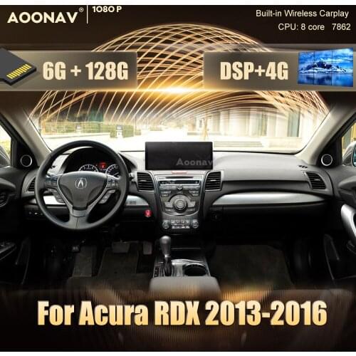 128G 2 din Android car radio For Honda Acura RDX 2013-2016 car GPS navigation DvD player multimedia Stereo receiver Head Unit