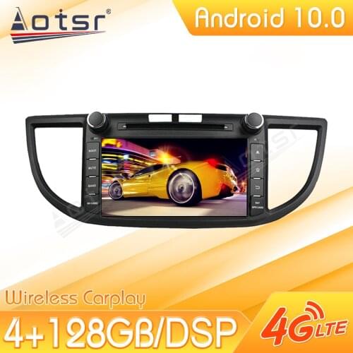 Android 10 Car Multimedia Stereo Player For HONDA CRV 2012-2015 Tape Radio Recorder Video Auto GPS Navi Head Unit No 2Din 2 Din