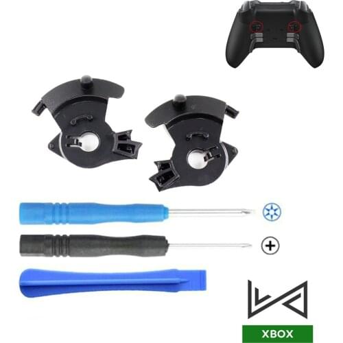 Free Shipping Rear Paddles For Xbox One Elite Series 2 Controller Back Buttons Trigger Lock Left And Right