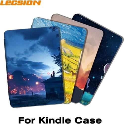 Kindle Case For All-New Kindle 10th 2019 2020 generation 6 Inch 2018 Paperwhite 4 3 2 1 E-Book Cover Leather Protector Case Capa