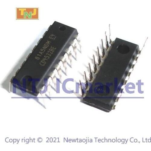 10 PCS CD4532BE DIP-16 CD4532 CMOS 8-BIT PRUIRUTY ENCODER IC CHIP