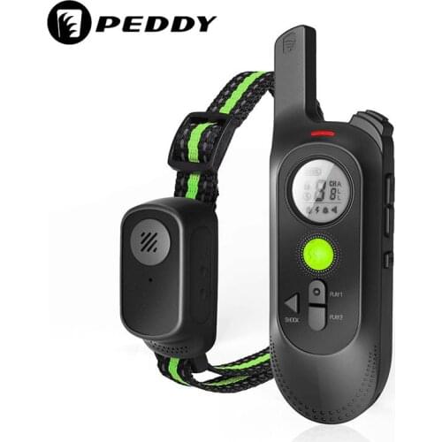 Electric Remote Dog Training Collar IP65 Rechargeable LCD Display Shock Collar with Two Recording Memories 2021 NewestDog repell