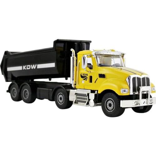 KAIDIWEI Children Alloy Model Vehicle Toy 1:50 Dump truck Car Collectible Metal Gift
