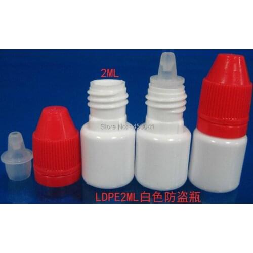 LDPE2ml plastic bottle/dropper bottle/oil bottle 6000pcs free shipping