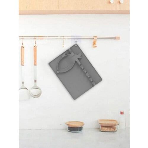 Multifunction Ladle Spoon Rest Holder Utensil Organizer With Drip Pad Racks Stove Top Storage Pad Kitchen Storage Shelf Cookware