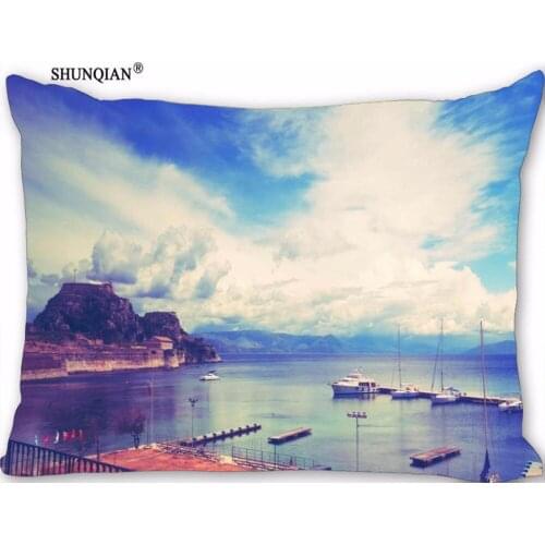 New Greece Pillow Case Custom Wedding Pillowcase Cover Cases Gift Zippered Rectangle Pillow Case 18-1-30