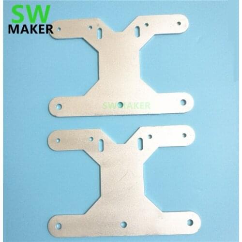 SWMAKER OX CNC router upgrade accessory 2 pieces aluminum alloy Y-brace Inner silver color fast ship