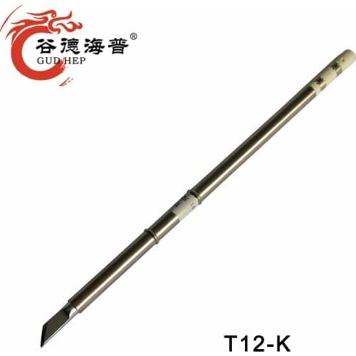 Gudhep T12-K Soldering Iron Tips for Hakko FX950 FX951 Soldering Rework Station FM2028 Soldering Iron Handle