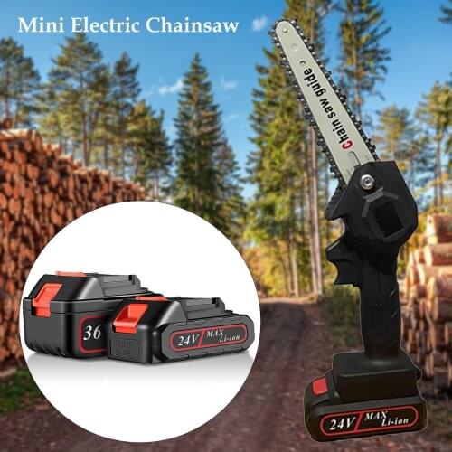 Mini Chainsaw Portable Electric Cordless Chain Saw Tool Suitable For Fruit Pruning Motor Driving Pure Copper Motor