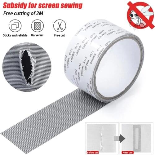 Window Net Anti-mosquito Mesh Sticky Patch door window screen Repair Tape Screen Mosquito Netting Patch Repair Broken Hole