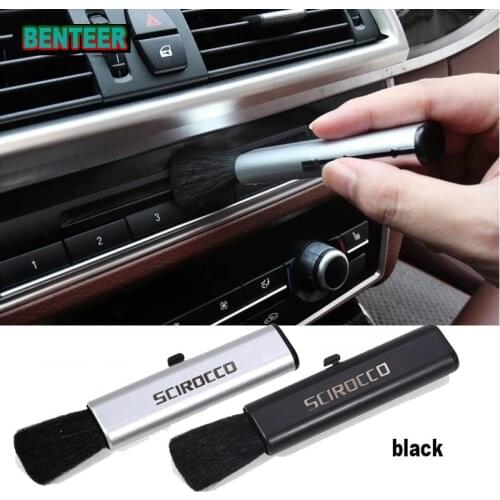 ABS and metal Car Cleaning Brush For VW VK Volkswagen GTI R Scirocco
