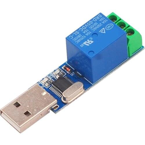 1PCS LCUS-1 USB 5V 1 Channel Relay Module USB Intelligent Control Switch Serial Relay Module