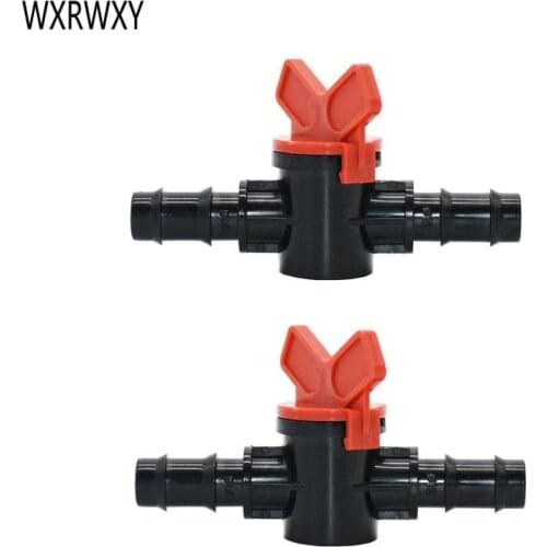 16mm Garden hose garden tap irrigation water valve 1/2 irrigation valve cranes barbed 2- way tap 20pcs