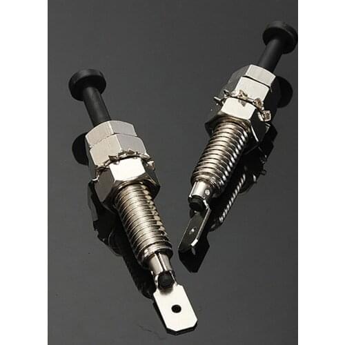 2pcsHood Door Pin Switch Adjustable Alarm Light Hood Screw Universal Car Alarm Security Adjustable Auto Truck