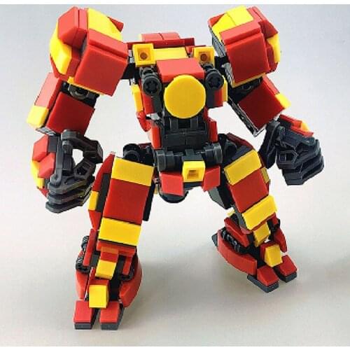 380+Pcs STEM MOC Robot Model Small Particle Building Blocks Educational Toy CN-07